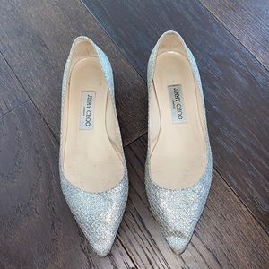 Jimmy Choo Sparkle Flats